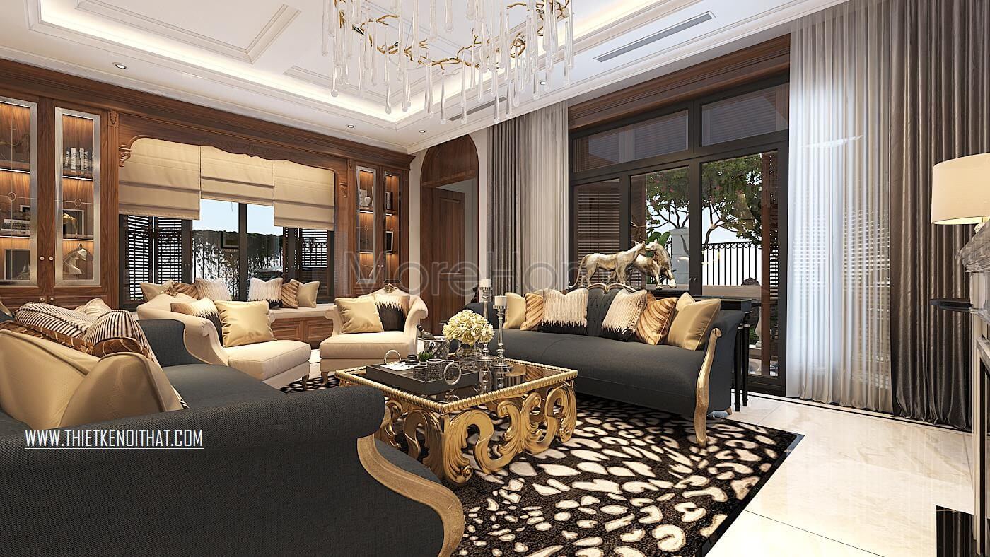 Thiết kế nội thất biệt thự Vinhomes GreenBay HL30 